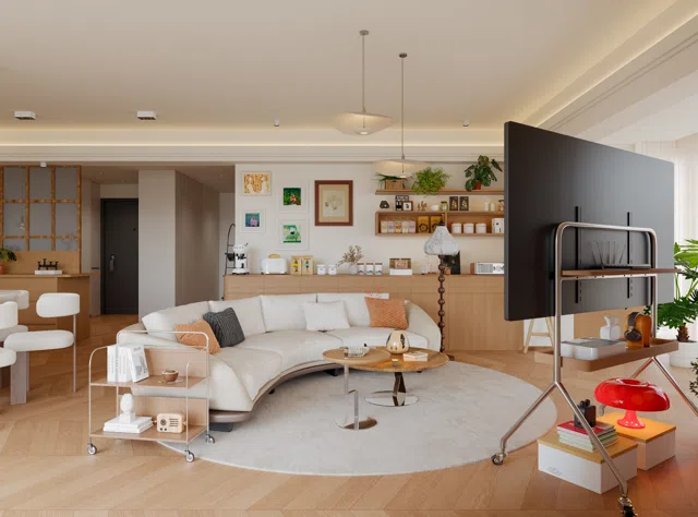 江湖海原木奶油风