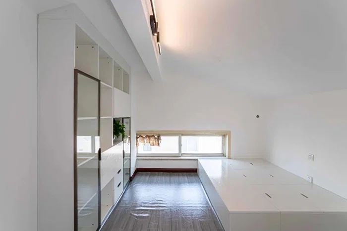 70㎡北欧loft新居 海洋蓝+原木和白文艺爆棚