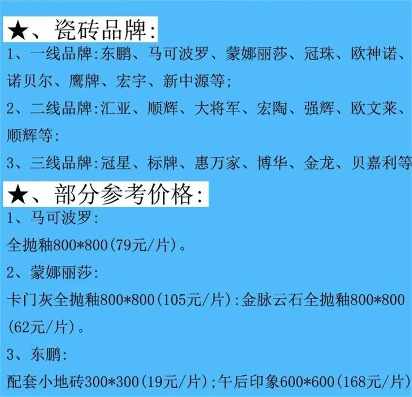 『瓷砖选购』前人踩坑,后人避坑,答应我,这种5种砖千万别铺