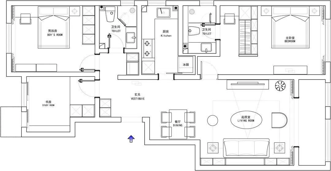 『122㎡学区房』的新居 全屋干净整洁到令人羡慕,超美,学区房同样不将就