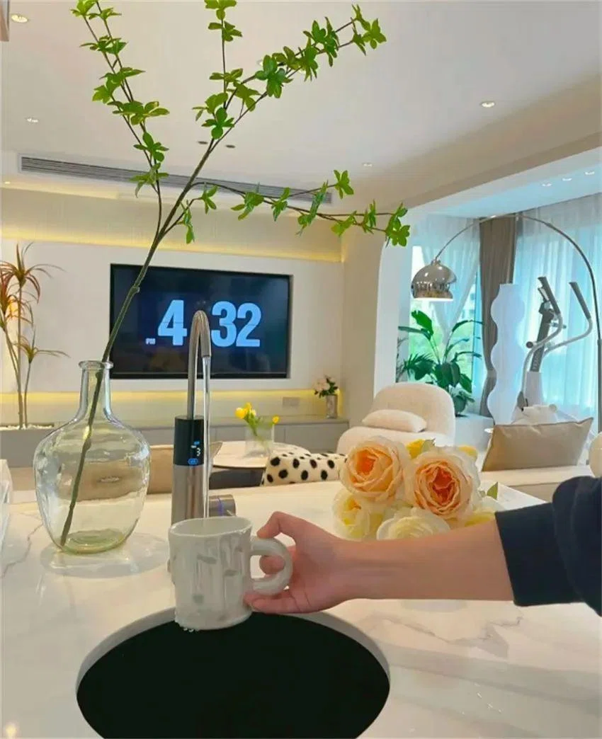餐厅别再摆餐桌了!现在流行“悬浮岛台”,既美观又实用