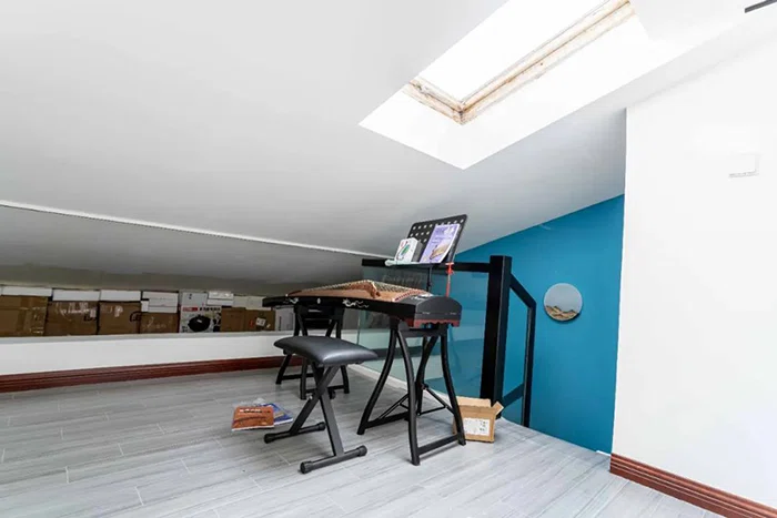 70㎡北欧loft新居 海洋蓝+原木和白文艺爆棚