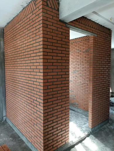 新砌墙斜砖工艺